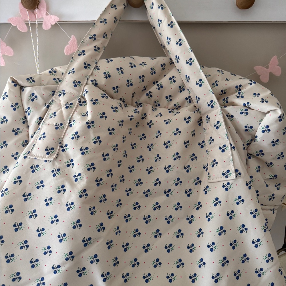 Floral Cream Diaper Bag - Picture 5 of 5